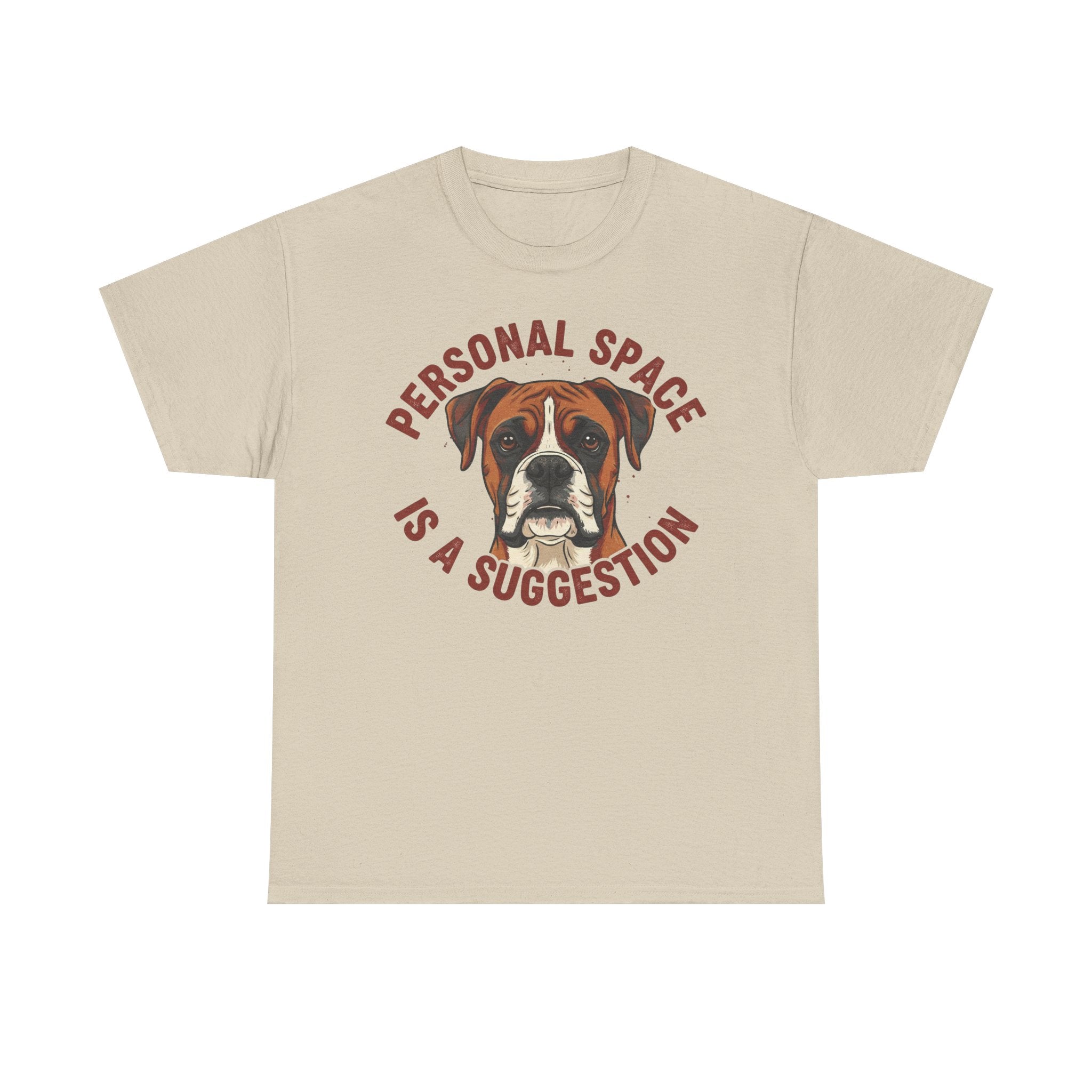 Boxer “Personal Space Is A Suggestion” Unisex Heavy Cotton Tee