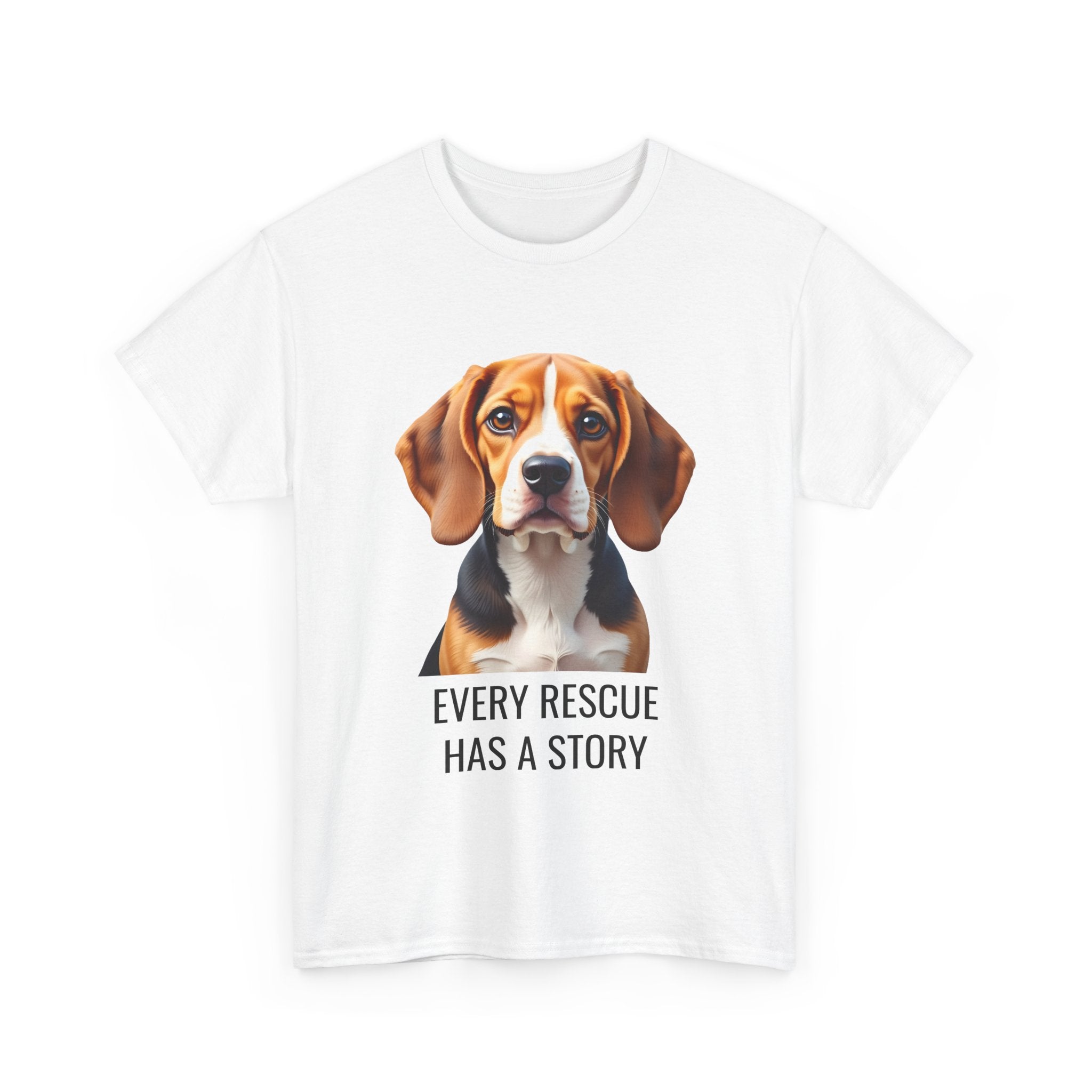 Rescue Beagle Unisex Heavy Cotton Tee 3