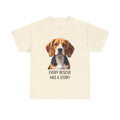 Rescue Beagle Unisex Heavy Cotton Tee 3