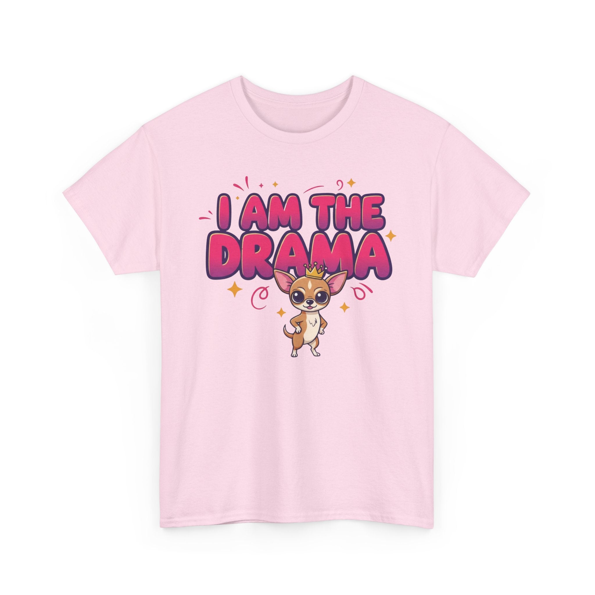 Chihuahua "I Am The Drama" Unisex Heavy Cotton Tee