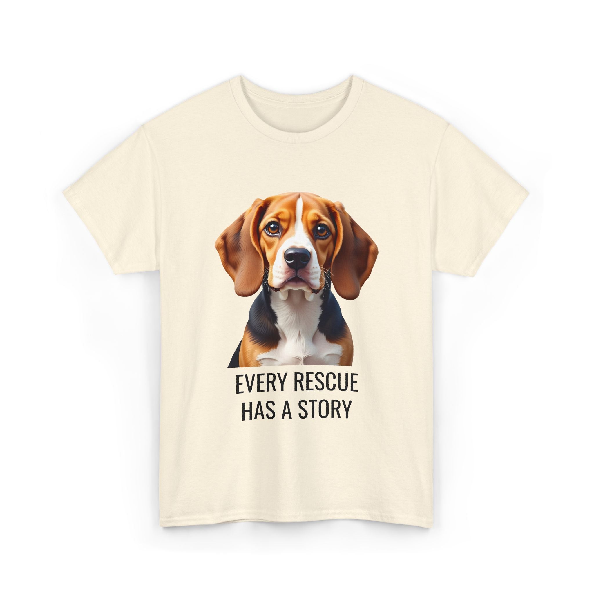 Rescue Beagle Unisex Heavy Cotton Tee 3