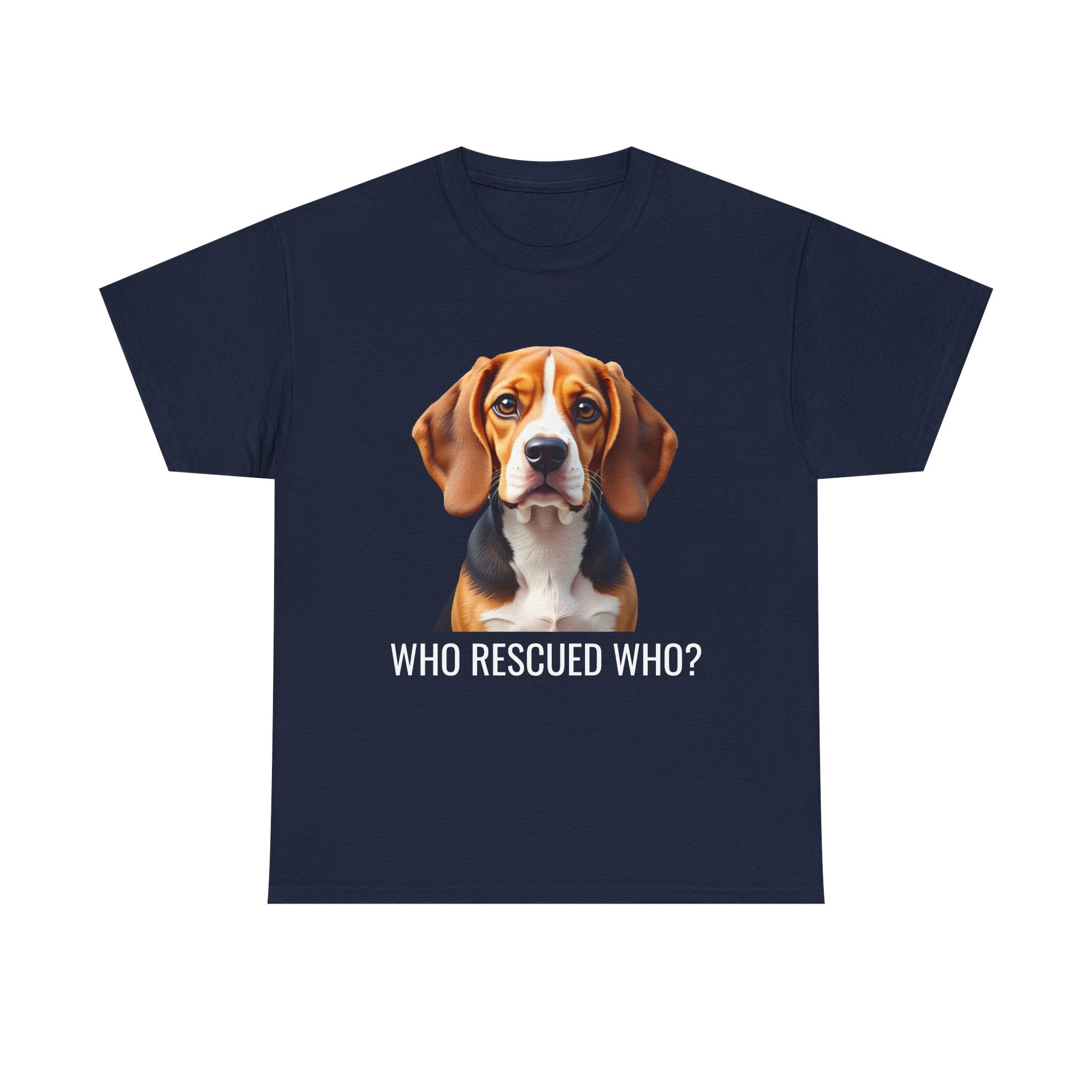 Rescue Beagle Unisex Heavy Cotton Tee 2