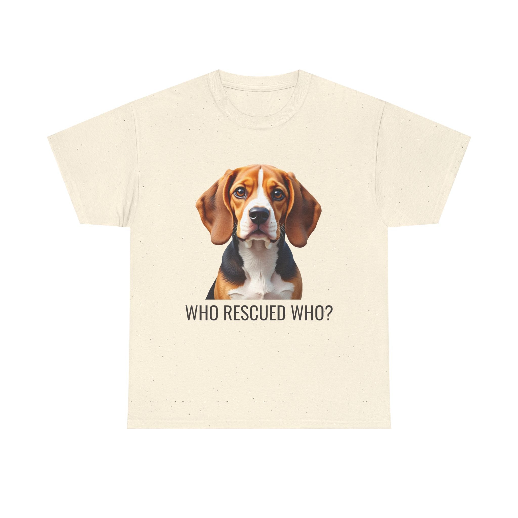 Rescue Beagle Unisex Heavy Cotton Tee 1