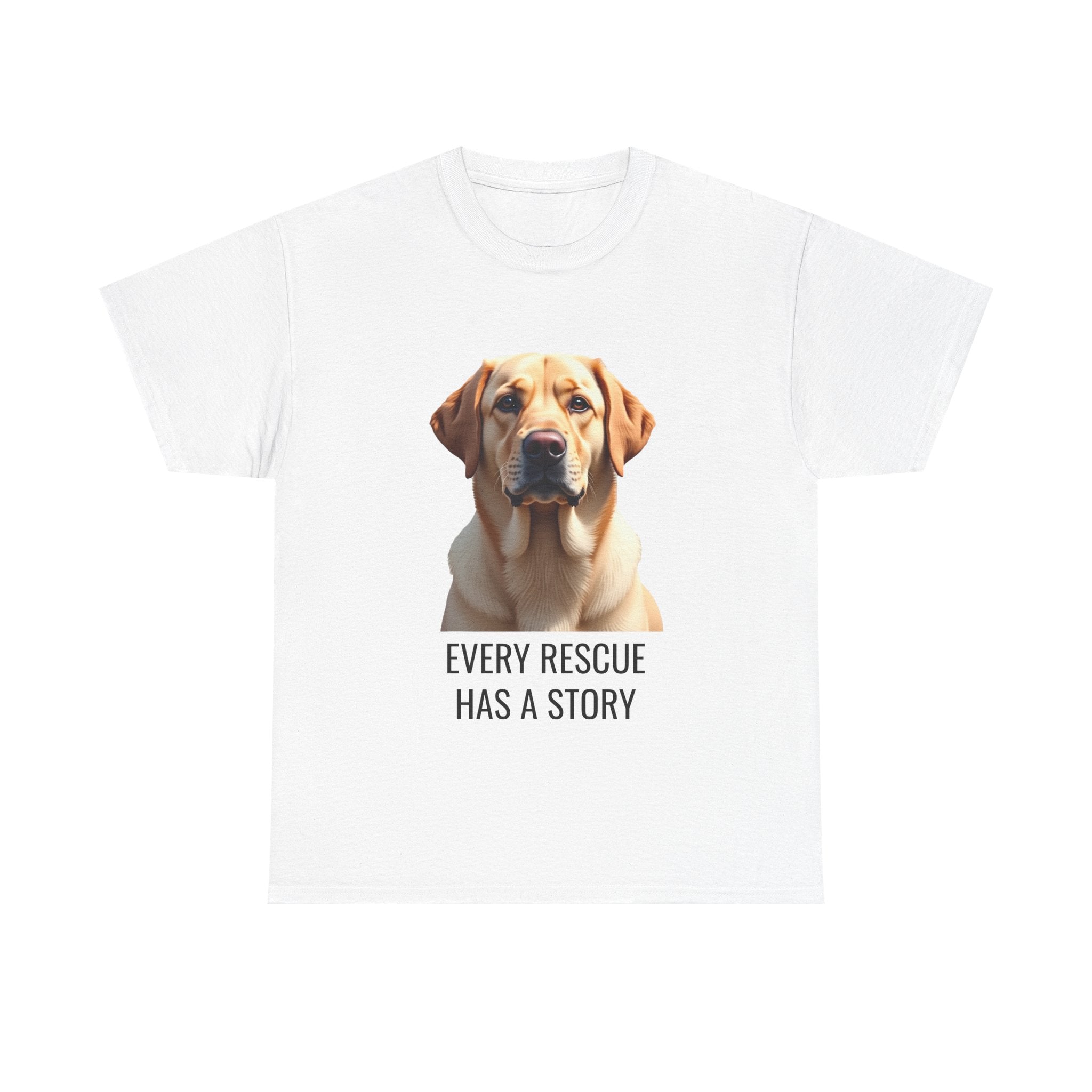 Rescue Labrador Retriever Unisex Heavy Cotton Tee 3
