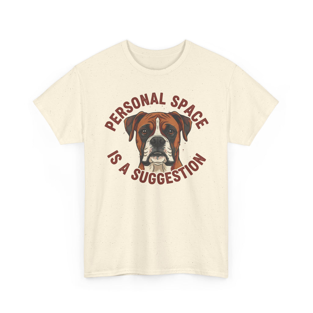 Boxer “Personal Space Is A Suggestion” Unisex Heavy Cotton Tee