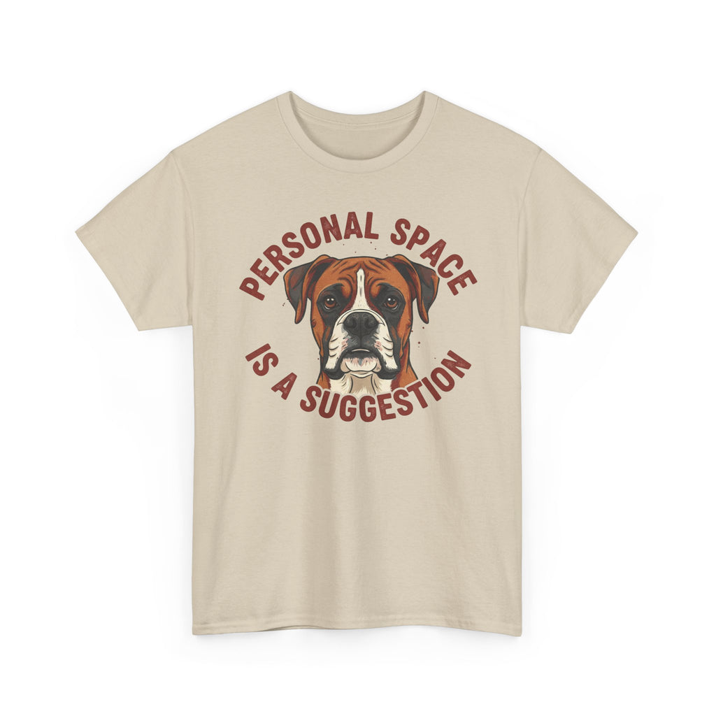 Boxer “Personal Space Is A Suggestion” Unisex Heavy Cotton Tee