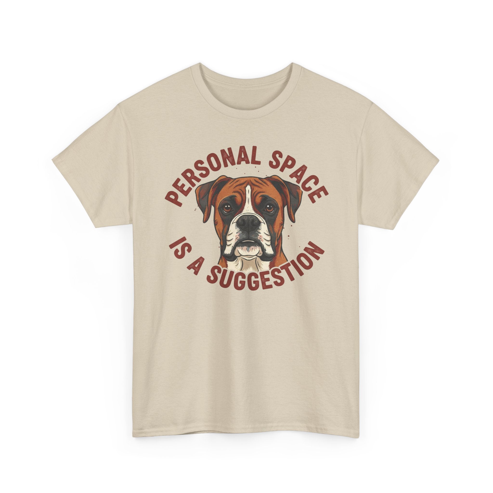 Boxer “Personal Space Is A Suggestion” Unisex Heavy Cotton Tee