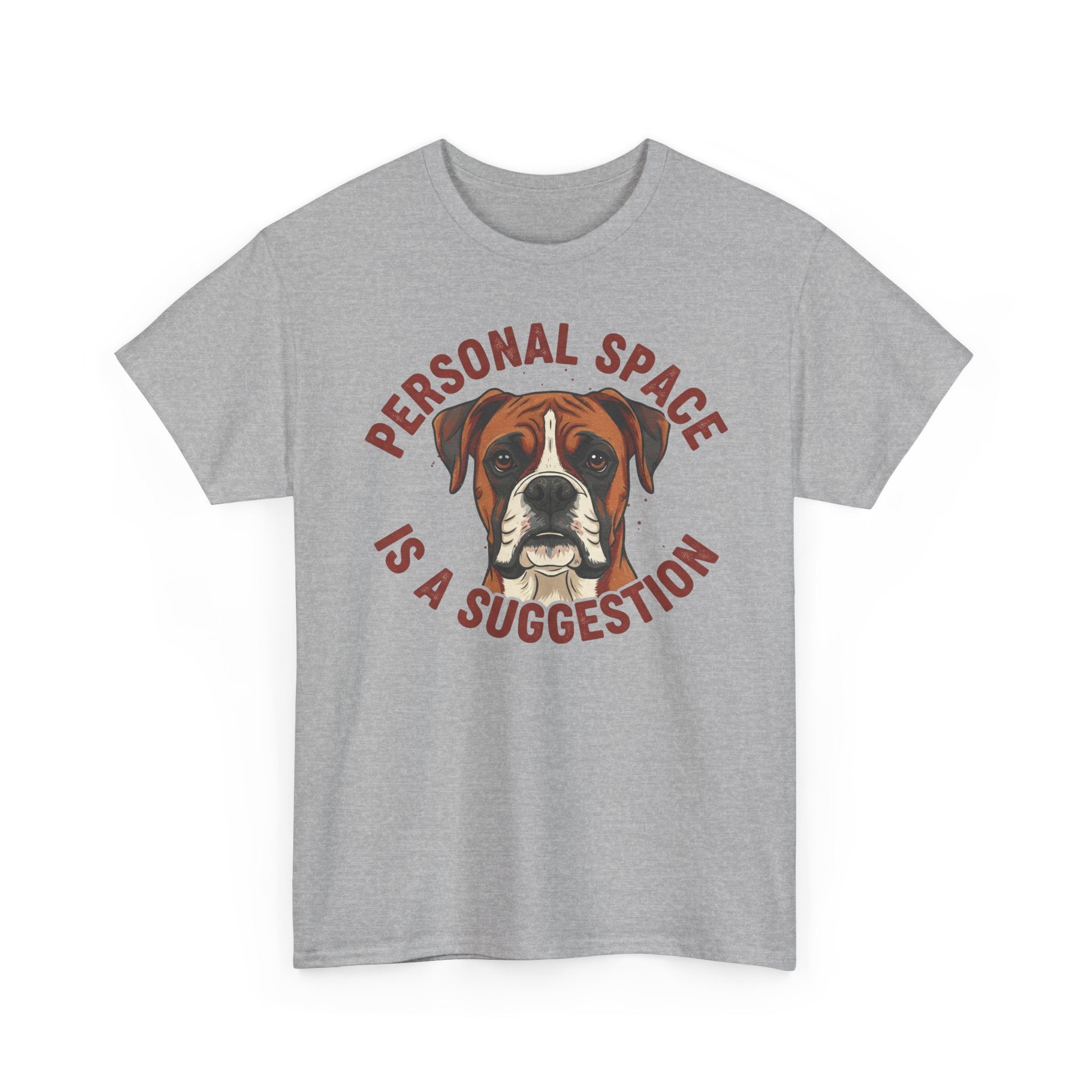 Boxer “Personal Space Is A Suggestion” Unisex Heavy Cotton Tee