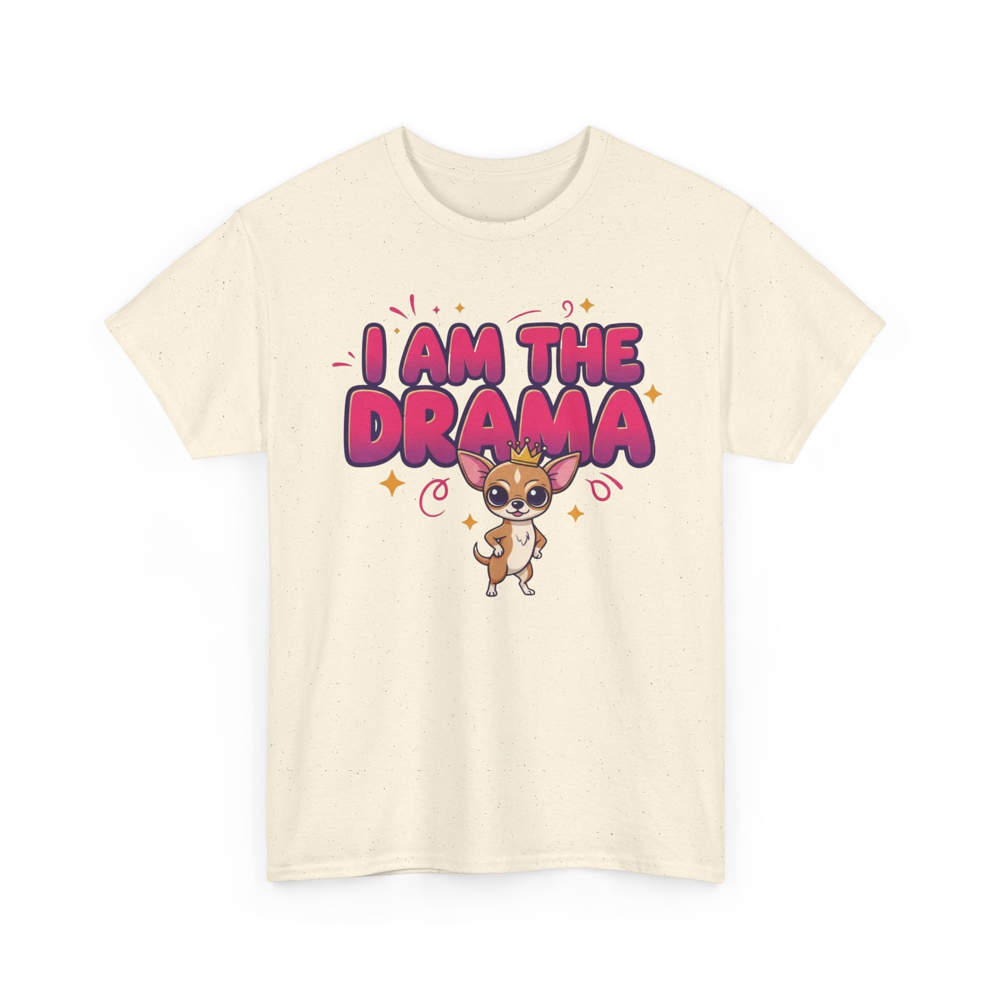 Chihuahua "I Am The Drama" Unisex Heavy Cotton Tee