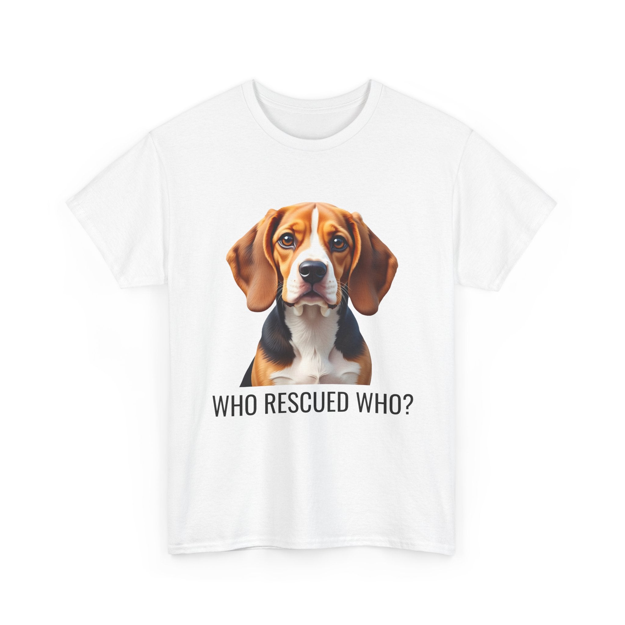 Rescue Beagle Unisex Heavy Cotton Tee 1