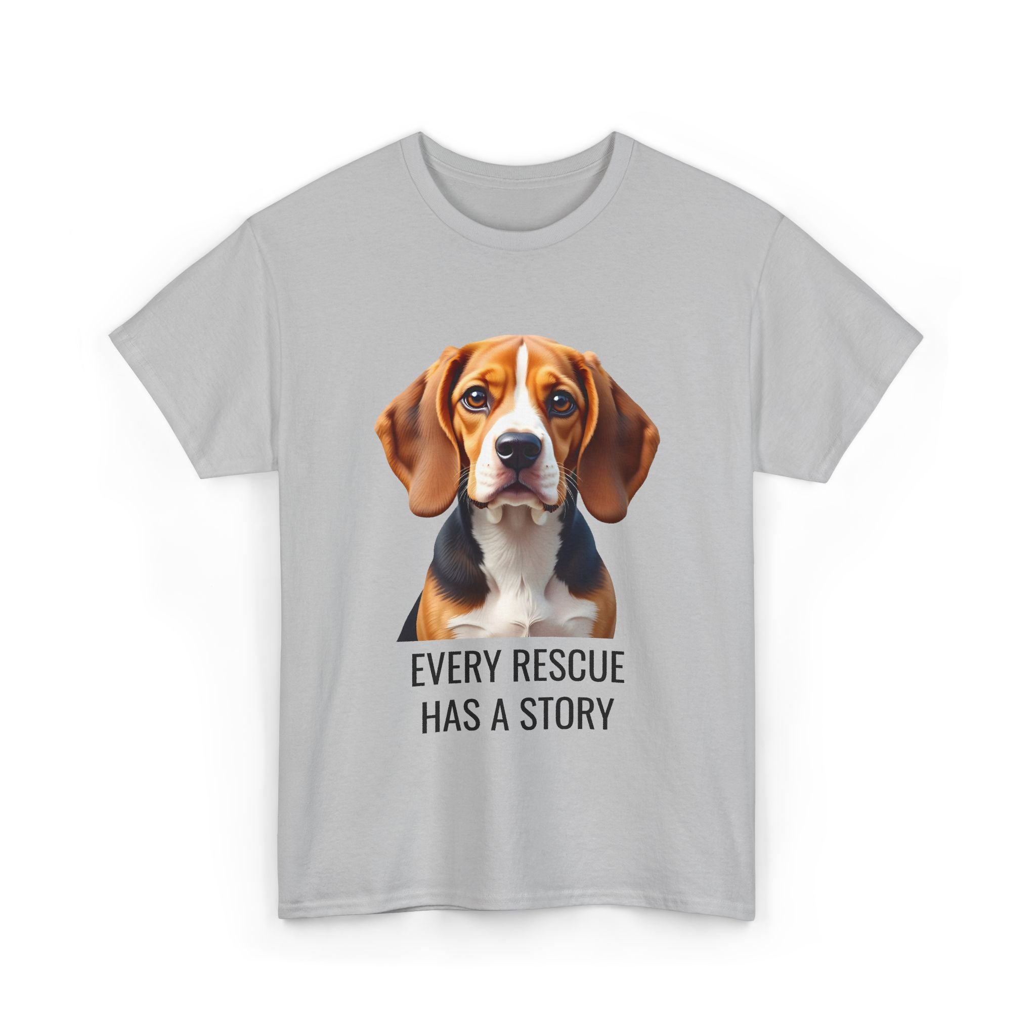 Rescue Beagle Unisex Heavy Cotton Tee 3
