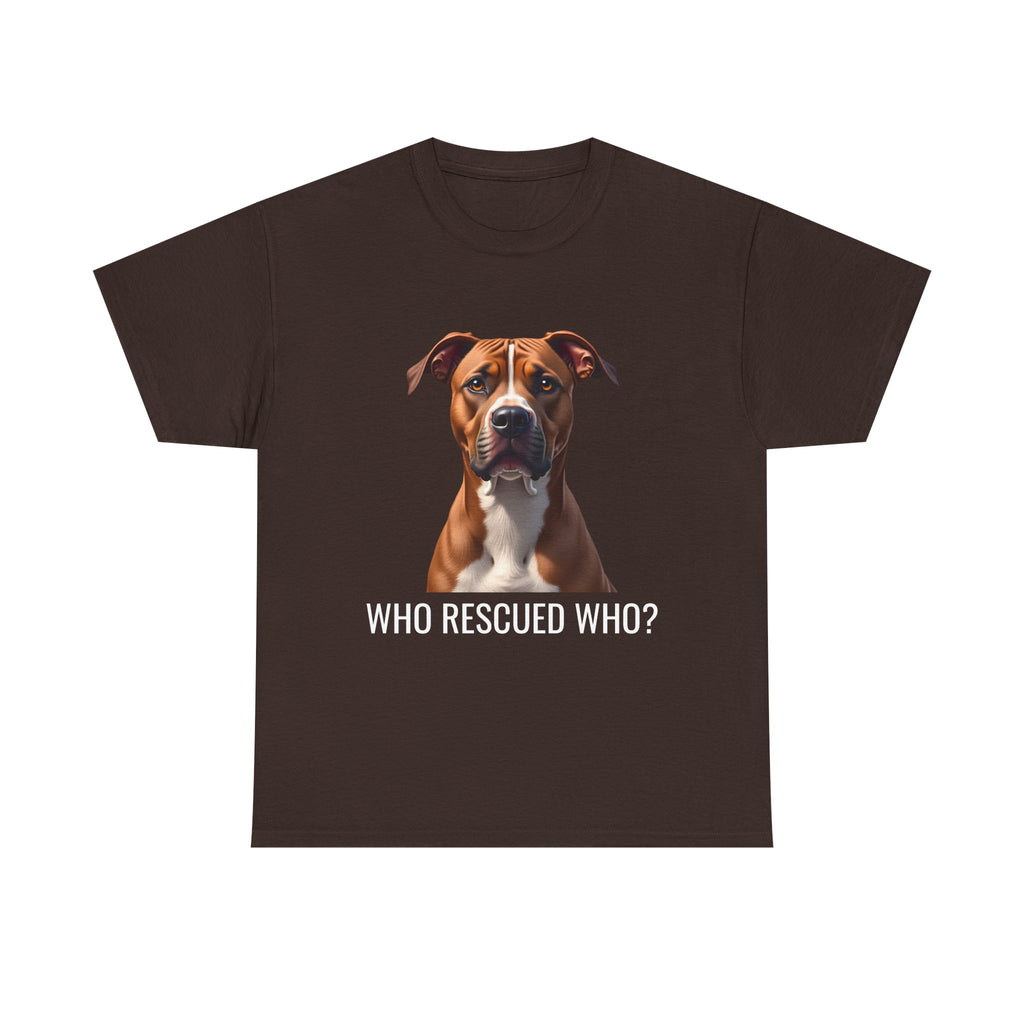 Rescue Pitbull Unisex Heavy Cotton Tee 2