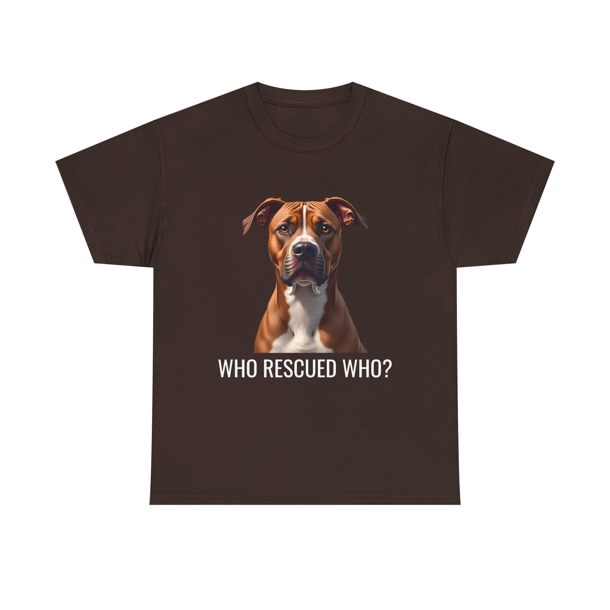 Rescue Pitbull Unisex Heavy Cotton Tee 2