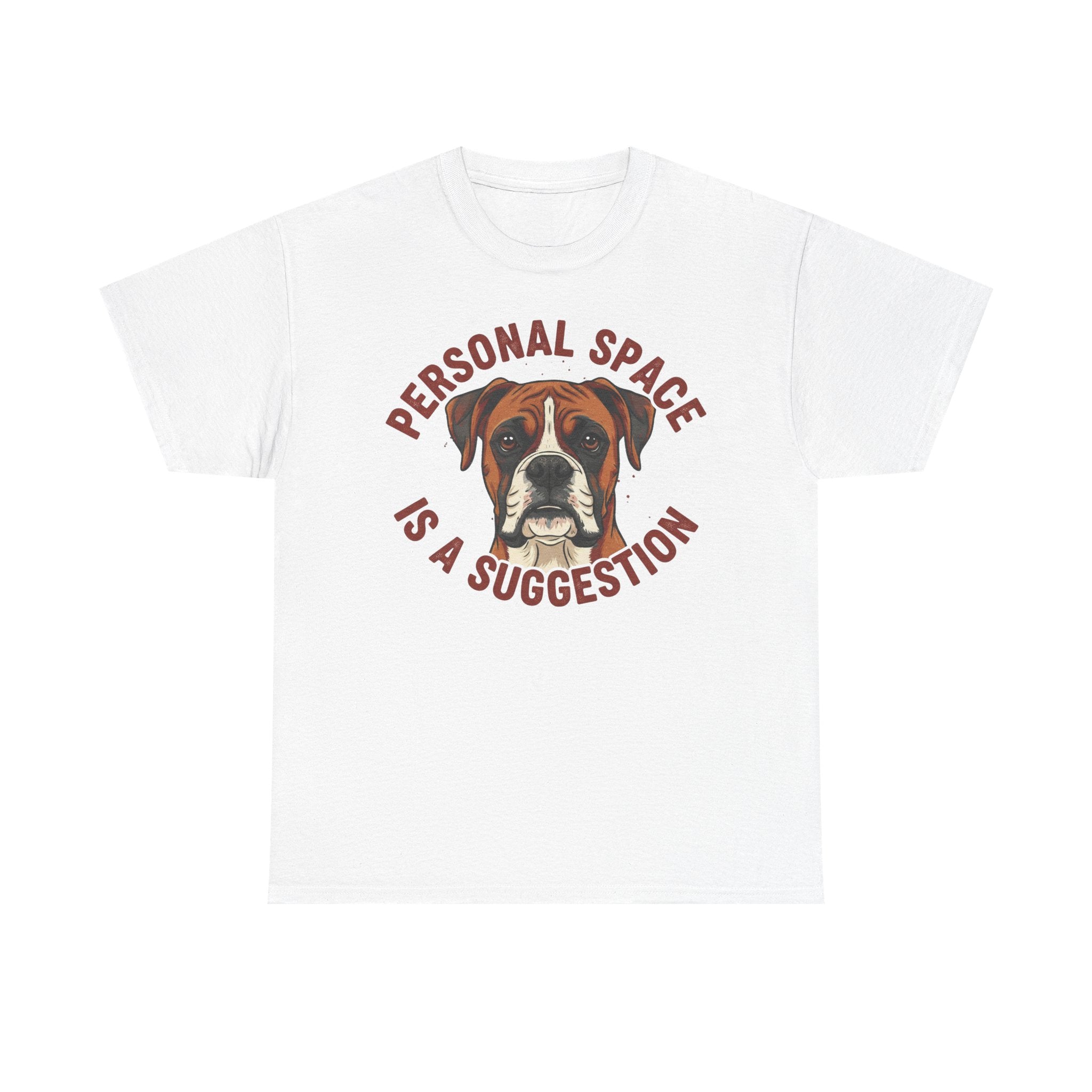 Boxer “Personal Space Is A Suggestion” Unisex Heavy Cotton Tee