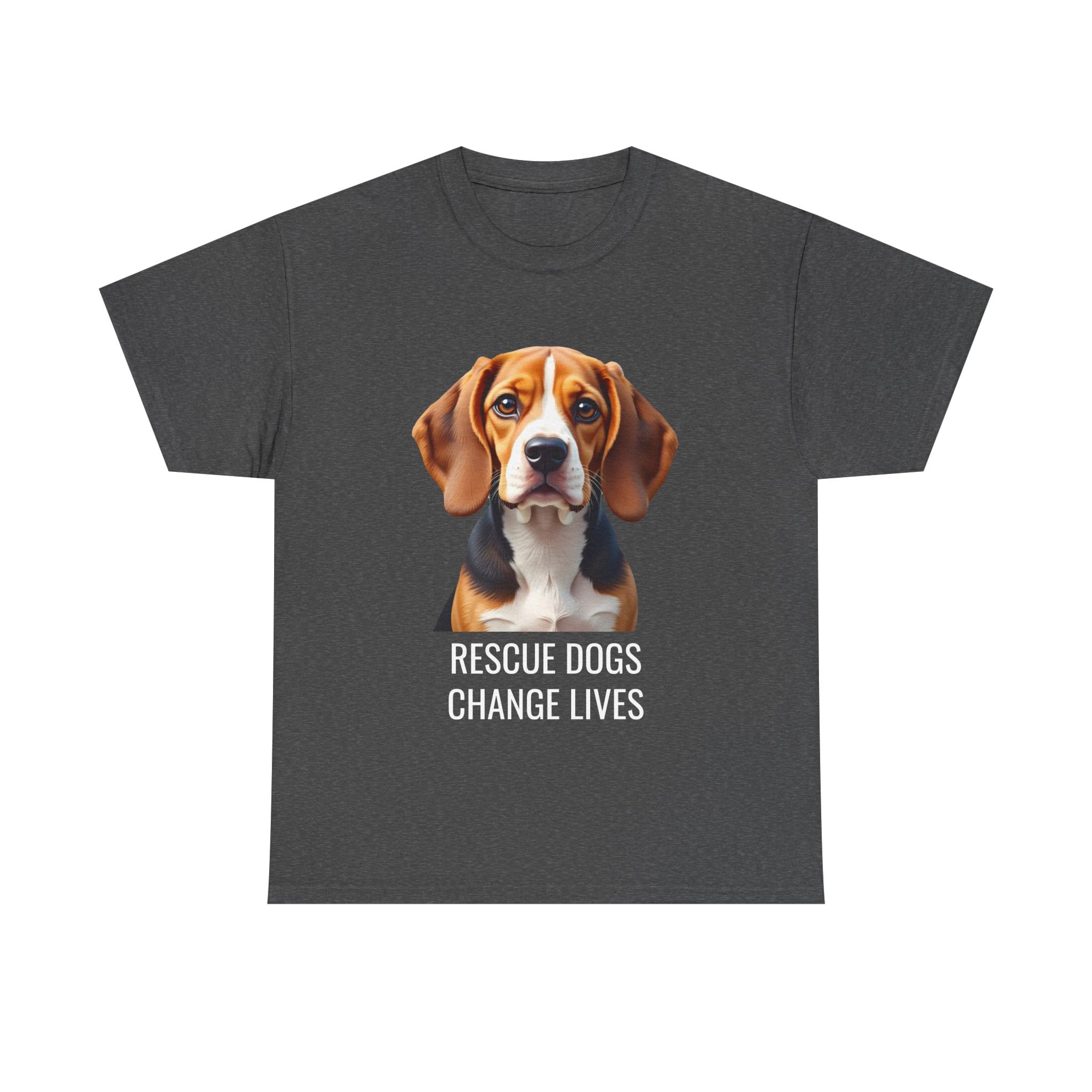 Rescue Beagle Unisex Heavy Cotton Tee 6