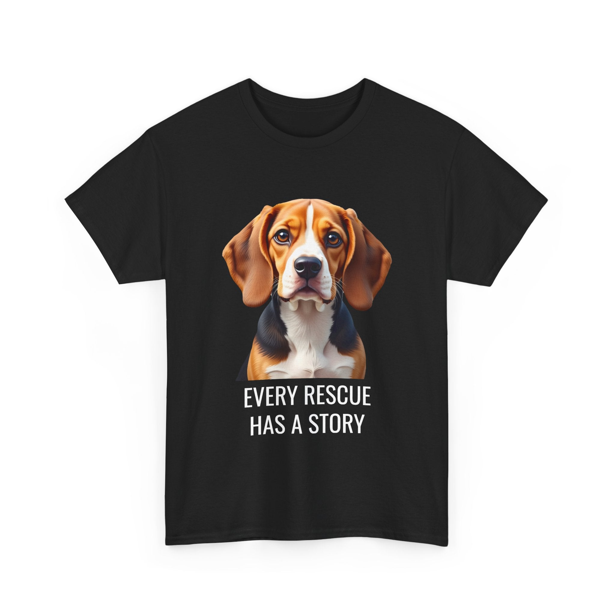 Rescue Beagle Unisex Heavy Cotton Tee 4