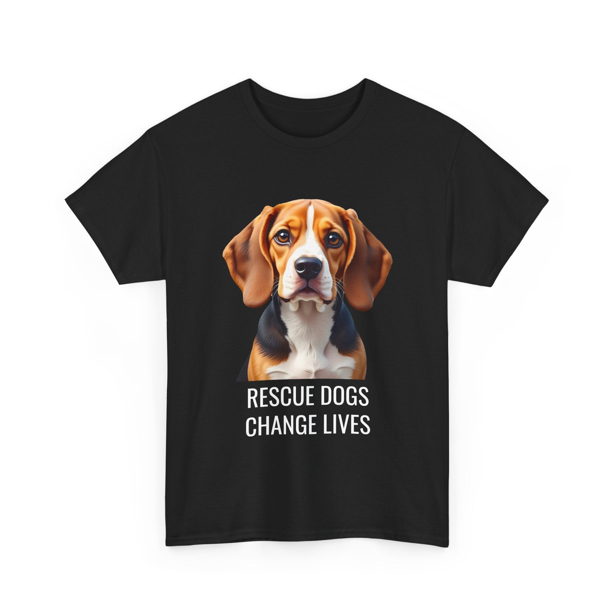Rescue Beagle Unisex Heavy Cotton Tee 6
