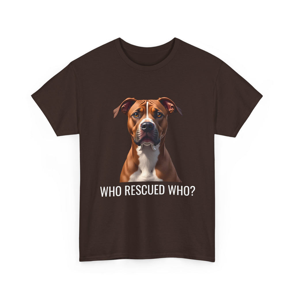 Rescue Pitbull Unisex Heavy Cotton Tee 2