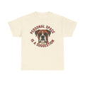 Boxer “Personal Space Is A Suggestion” Unisex Heavy Cotton Tee
