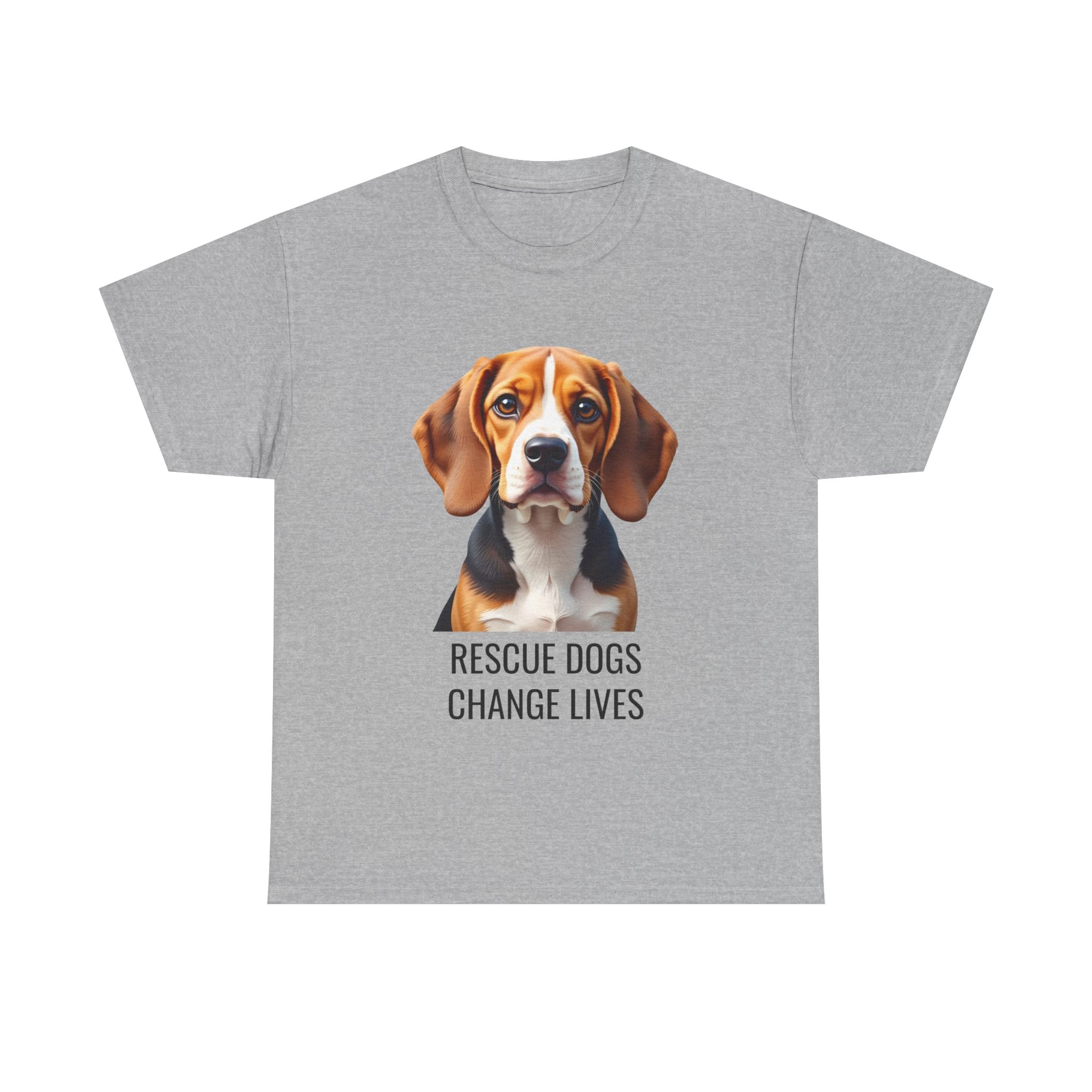 Rescue Beagle Unisex Heavy Cotton Tee 5