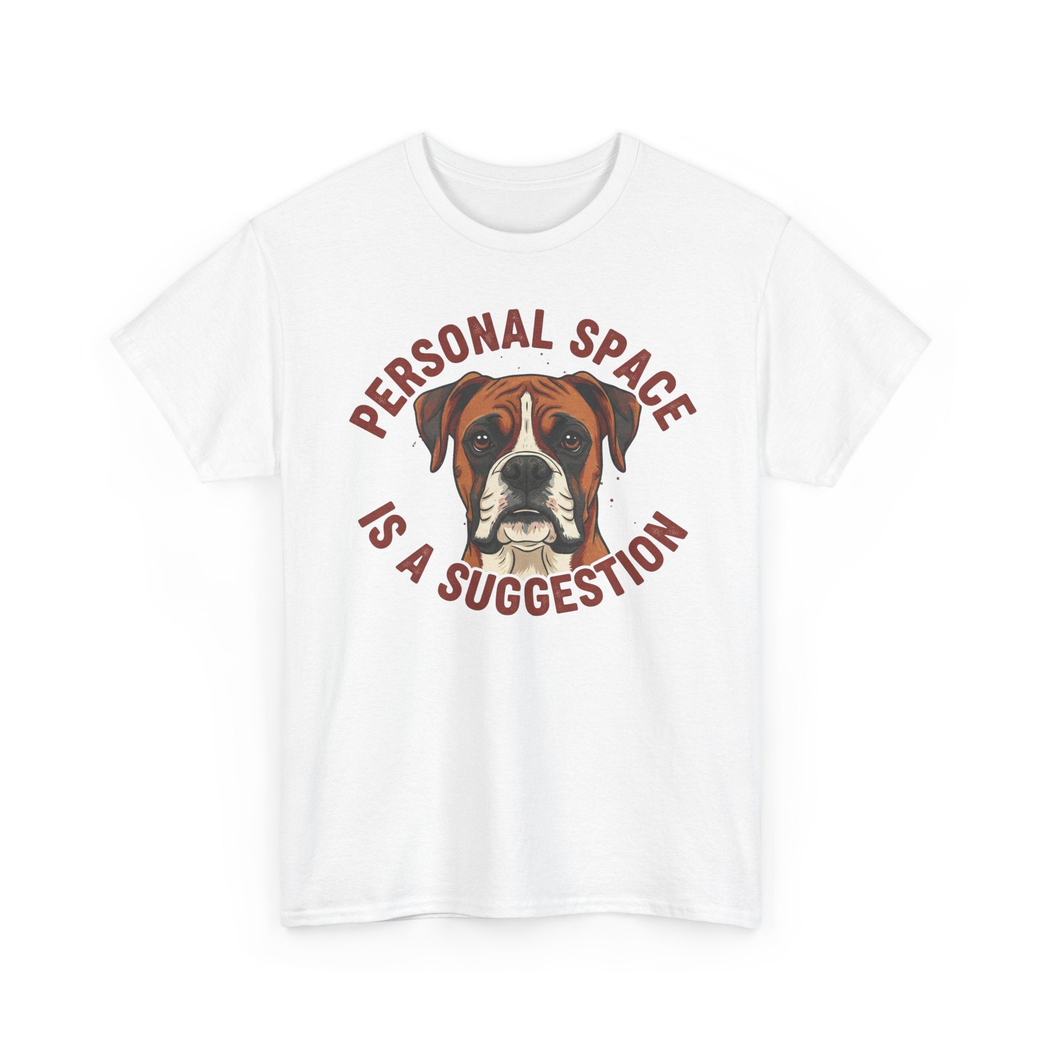 Boxer “Personal Space Is A Suggestion” Unisex Heavy Cotton Tee