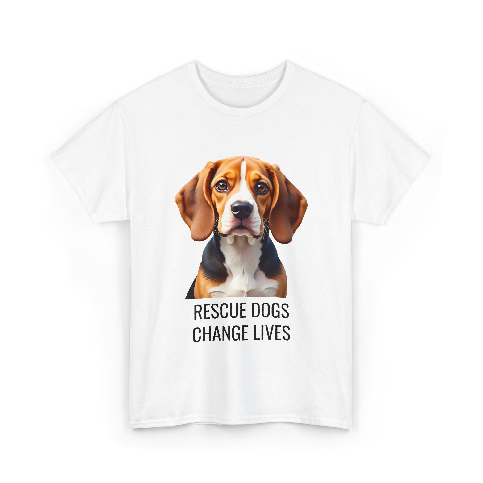 Rescue Beagle Unisex Heavy Cotton Tee 5